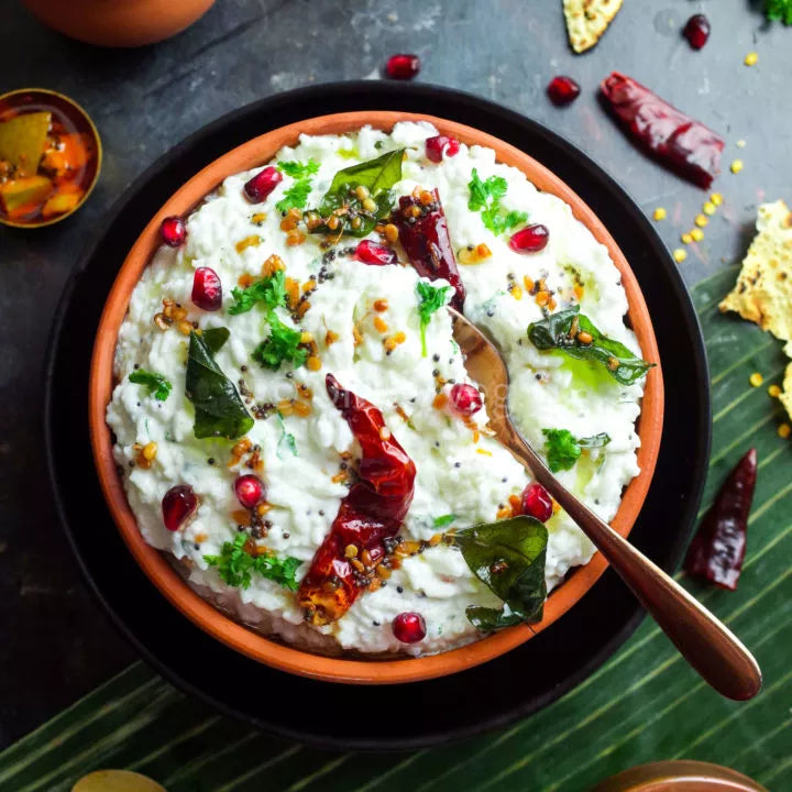 Wed Lunch - Curd rice - Andhra Vantillu