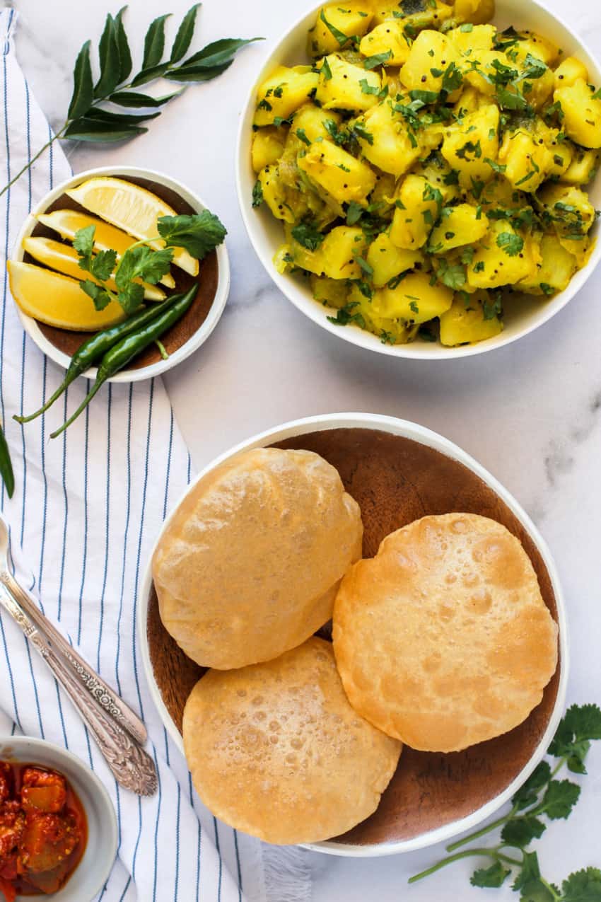 Fri Lunch - Poori Combos - Joshi Vada Pav